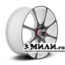 Диск 8.0x18 5x114.30 ET40 D66.10 NZ F-46 Белый с черными элементами