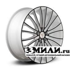 Диск 8.0x18 5x114.30 ET45 D60.10 NZ F-49 Белый с черными элементами
