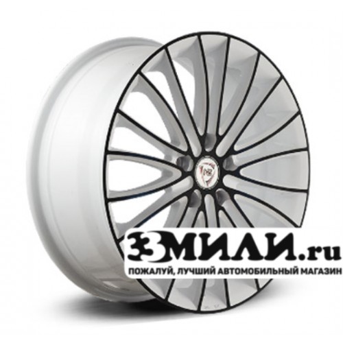 Диск 7.0x17 5x1100 ET39 D65.10 NZ F-49 Белый с черными элементами