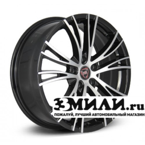 Диск 7.0x17 5x1120 ET43 D66.60 NZ F-53 Черный с полированной лицевой поверхностью