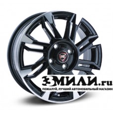 Диск 6.5x16 4x1000 ET48 D73.10 NZ F-8 Черный с полированными спицами