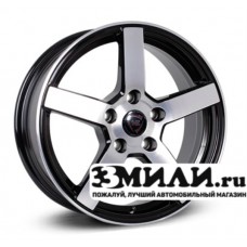 Диск 7.0x17 5x114.30 ET40 D64.10 NZ R-02 Черный с полированной лицевой поверхностью