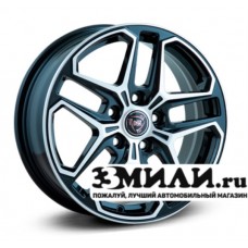 Диск 6.5x16 5x114.30 ET45 D67.10 NZ R-04 Черный с полированной лицевой поверхностью