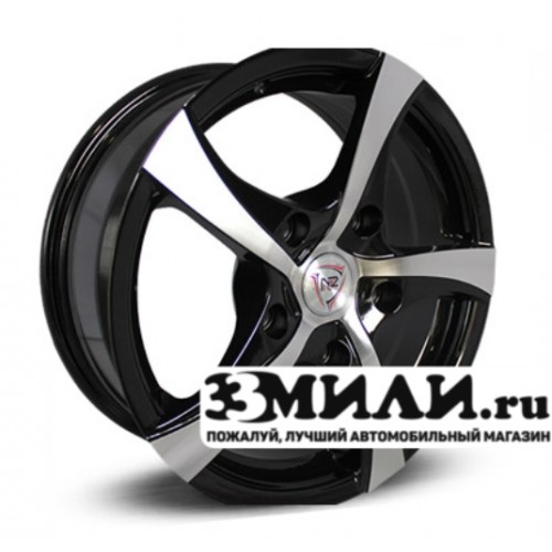 Диск 6.5x16 5x139.70 ET40 D98.60 NZ SH646 Черный с полированной лицевой поверхностью