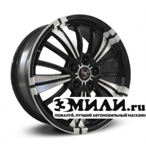 Диск 6.5x16 5x1120 ET33 D57.10 NZ SH649 Черный с полированной лицевой поверхностью