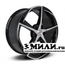 Диск 6.5x16 5x114.30 ET47 D66.10 NZ SH654 Черный с полированной лицевой поверхностью