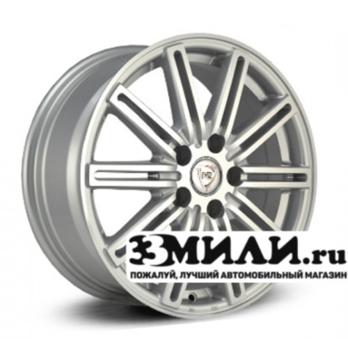 Диск 8.0x18 5x114.30 ET35 D60.10 NZ SH662 Серебристый с полированной лицевой поверхностью