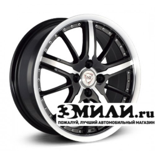 Диск 6.5x16 5x1120 ET50 D57.10 NZ SH663 Черный с полированной лицевой поверхностью