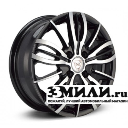 Диск 6.5x16 5x1120 ET33 D57.10 NZ SH675 Черный с полированной лицевой поверхностью