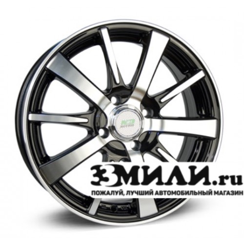 Диск 6.5x16 5x114.30 ET40 D66.10 Nitro Y3120 Черный с полированной лицевой поверхностью