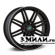 Диск 7.0x16 5x114.30 ET40 D66.10 Nitro Y3179 Черный матовый с полированным ободом