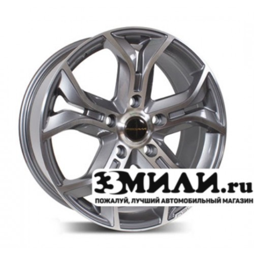 Диск 8.5x20 5x1500 ET45 D110.10 PDW Invader Насыщенный антрацитовый