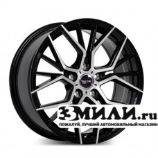 Диск 8.0x18 5x114.30 ET50 D67.10 PDW Monaco Черный с полированной лицевой поверхностью