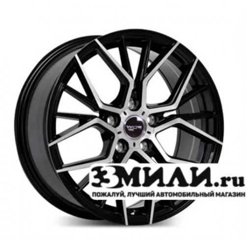 Диск 8.0x18 5x114.30 ET50 D67.10 PDW Monaco Черный с полированной лицевой поверхностью