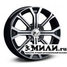 Диск 6.0x15 4x1000 ET40 D60.10 RPLC-Wheels Re198 Черный с полированной лицевой поверхностью