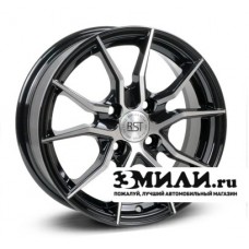 Диск x x100 ET40 D60.1 RST R014 Черный с полированной лицевой поверхностью