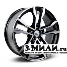 Диск 8.0x18 5x114.30 ET45 D60.10 RST R068 Черный с полированной лицевой поверхностью