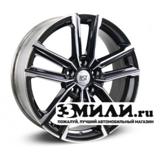 Диск 7.0x18 5x114.30 ET38 D67.10 RST R078 Черный с полированной лицевой поверхностью