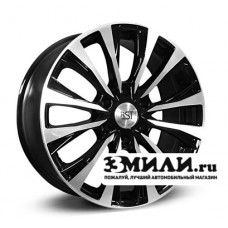 Диск x x139.7 ET25 D106.1 RST R109 Черный с полированной лицевой поверхностью