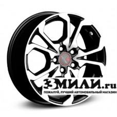 Диск 6.5x17 5x114.30 ET49 D67.10 Remain Creta R242 Черный с полированной лицевой поверхностью