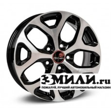 Диск 6.5x16 5x114.30 ET50 D67.10 Remain Elantra R174 Черный с полированной лицевой поверхностью