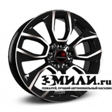 Диск 7.0x18 5x1120 ET43 D57.10 Remain Kodiaq R202 Черный с полированной лицевой поверхностью