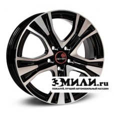 Диск 7.0x17 5x114.30 ET45 D67.10 Remain Mazda CX-5 R159 Черный с полированной лицевой поверхностью