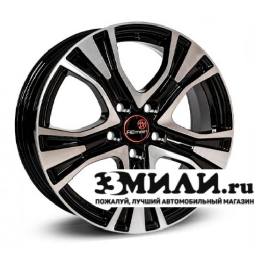 Диск 7.0x17 5x1120 ET49 D57.10 Remain Octavia R159 Черный с полированной лицевой поверхностью