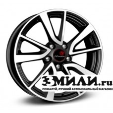 Диск 7.0x17 5x114.30 ET40 D66.10 Remain Qashqai R162 Черный с полированной лицевой поверхностью