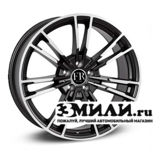 Диск 9.5x19 5x1120 ET40 D66.60 Replica FR B5396 Черный матовый с полированной лицевой поверхностью