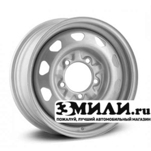 Диск 6.5x16 5x139.70 ET40 D108.60 TREBL UAZ PATRIOT Серебристый