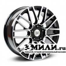 Диск 6.5x17 5x114.30 ET46 D67.10 Tech Line 739 Черный с полированной лицевой поверхностью