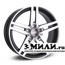 Диск 8.0x17 5x1120 ET38 D66.60 Top Driver MR130 Антрацитовый с полированной лицевой поверхностью