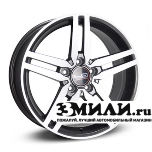 Диск 8.0x17 5x1120 ET38 D66.60 Top Driver MR130 Антрацитовый с полированной лицевой поверхностью