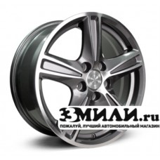 Диск 7.0x16 5x1080 ET50 D63.30 Top Driver V9 Антрацитовый с полированной лицевой поверхностью