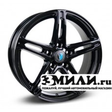 Диск 6.0x15 5x1000 ET38 D57.10 Venti 1518 Черный глянцевый