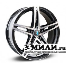 Диск 7.5x18 5x1120 ET42 D66.60 Venti 1818 Черный с полированной лицевой поверхностью