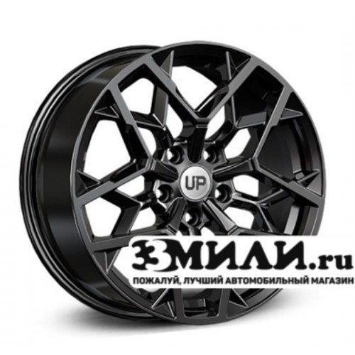 Диск 7.5x17 5x114.30 ET40 D67.10 Wheels UP Up110 Черный глянцевый