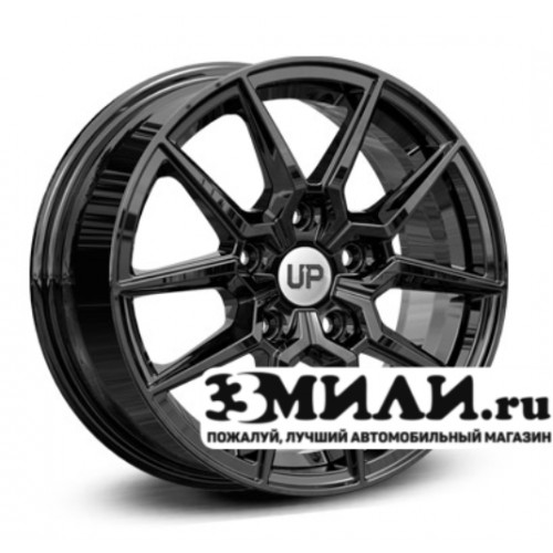 Диск 6.5x15 5x1100 ET35 D65.10 Wheels UP Up117 Черный глянцевый