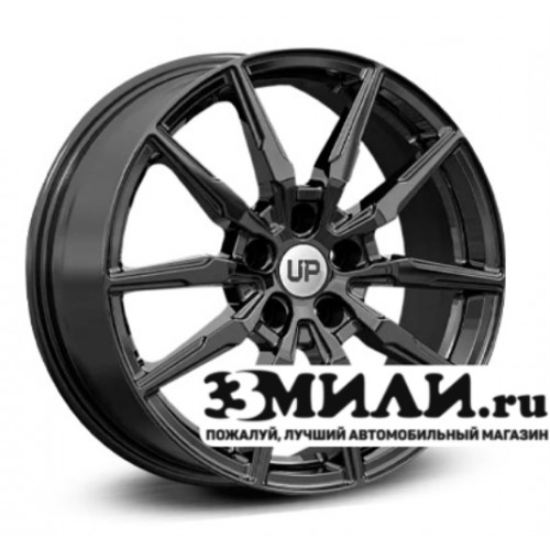 Диск 7.0x17 5x1080 ET40 D54.10 Wheels UP Up121 Черный глянцевый