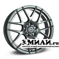 Диск 6.5x16 5x114.30 ET40 D66.10 X-RACE AF-02 Антрацитовый с белой внутренней полкой