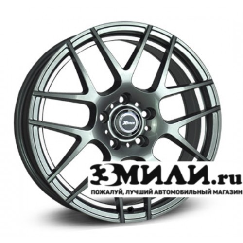 Диск 6.5x16 5x114.30 ET40 D66.10 X-RACE AF-02 Антрацитовый с белой внутренней полкой