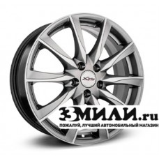 Диск 7.0x17 5x1080 ET45 D63.35 X-trike X-120M Антрацитовый с полированной лицевой поверхностью