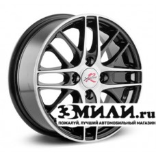Диск 5.5x14 4x980 ET35 D58.60 X-trikeRST R004 Черный с полированной лицевой поверхностью