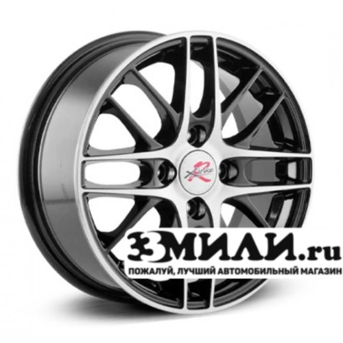 Диск 5.5x14 4x980 ET35 D58.60 X-trikeRST R004 Черный с полированной лицевой поверхностью