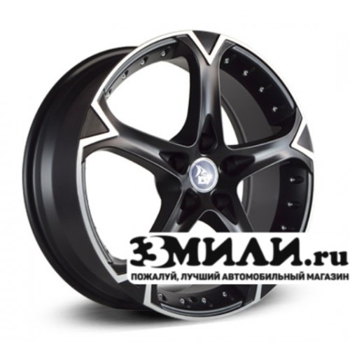Диск 6.5x16 5x1120 ET33 D57.10 YST X-15 Черный матовый с полированной лицевой поверхностью