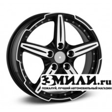 Диск 7.0x18 5x114.30 ET48 D67.10 YST X-22 Черный с полированной лицевой поверхностью