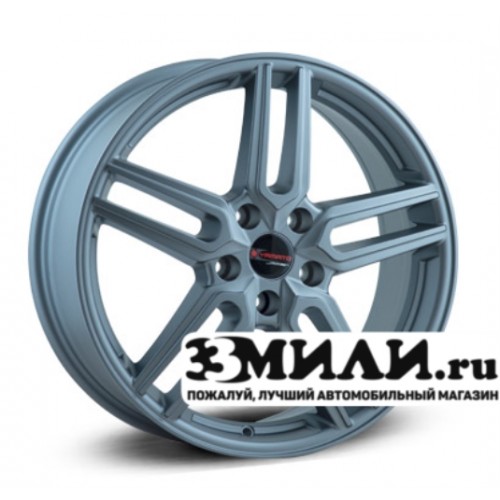 Диск 7.5x18 5x114.30 ET45 D67.10 Yamato Renjiro Темно - серебристый матовый