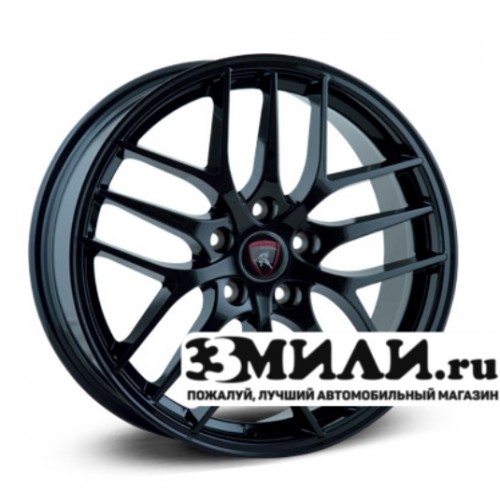 Диск 8.0x18 5x114.30 ET30 D60.10 Yamato Samurai Eiko Черный глянцевый