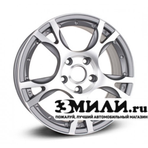 Диск 6.5x16 5x114.30 ET46 D67.10 Yamato Samurai Kioto no Amira Антрацитовый